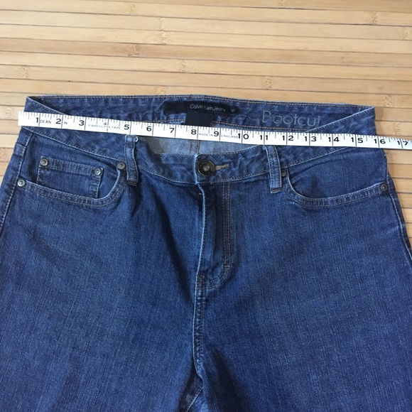 Calvin Klein midrise bootcut blue jeans - Picture 6 of 6